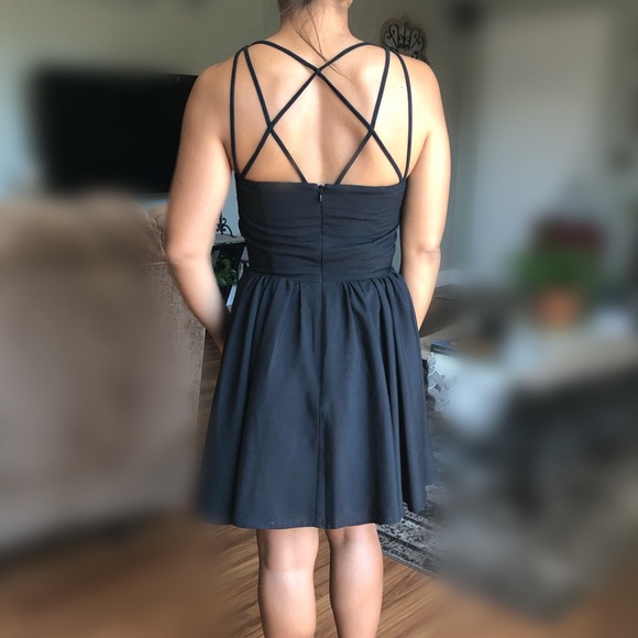 Keepsake Black Geometric Design Dress - Picture 5 of 5